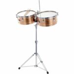 Timbales Prestige Bronze 13”+ 14” w/stand